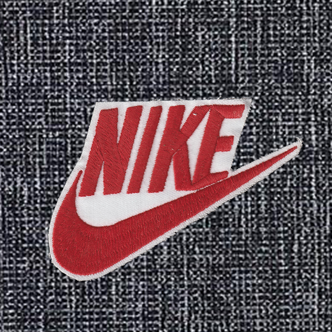 Patch Toppa Replica Marchio NIKE Ricamata Termoadesiva o da Cucire SMALL 5,5 X 4 CM