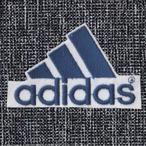 Patch Toppa Replica Marchio ADIDAS GRANDE Ricamata Termoadesiva o da Cucire 5 X 8 CM