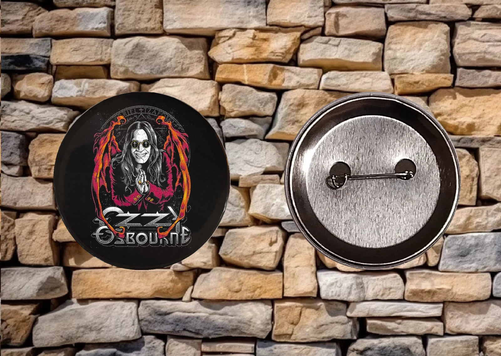 SPILLA - PIN - SPILLETTE - 25 mm / 58 mm OZZY OSBURNE